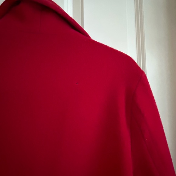 Karen Kane Red Wool Coat - Picture 4 of 4